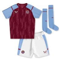 Aston Villa Moussa Diaby #19 Domaci Dres za djecu 2023-24 Kratak Rukav (+ Kratke hlače)